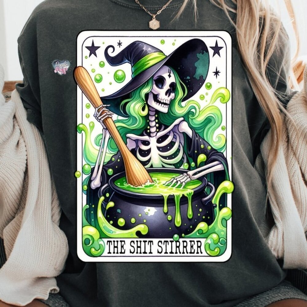 Sarcastic Witch Clipart Tarot Cards